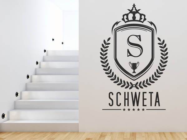 Wandtattoo Schweta Wappen