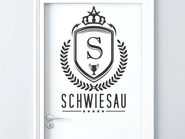 Wandtattoo Schwiesau Wappen