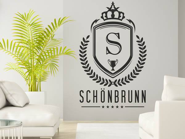 Wandtattoo Schönbrunn Wappen