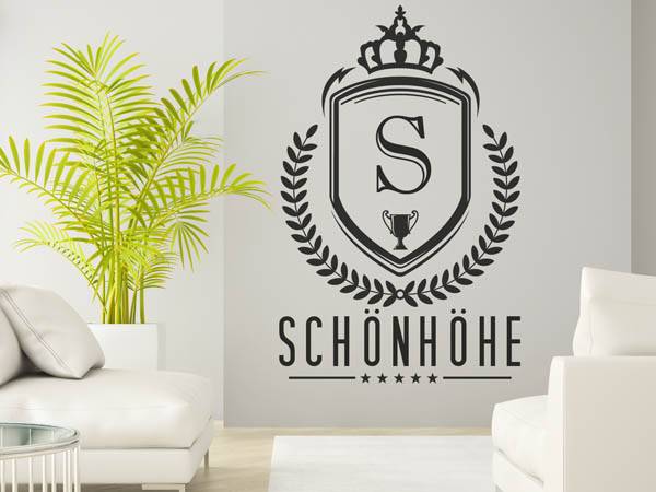 Wandtattoo Schönhöhe Wappen