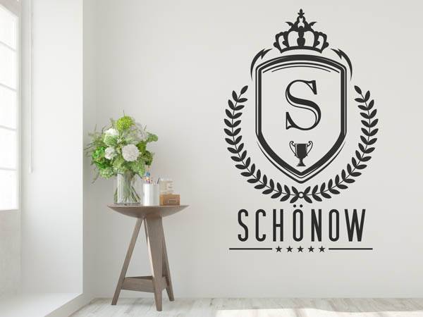 Wandtattoo Schönow Wappen