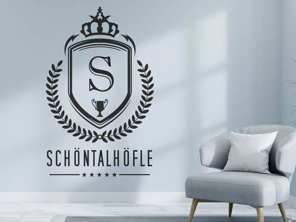 Wandtattoo Schöntalhöfle Wappen
