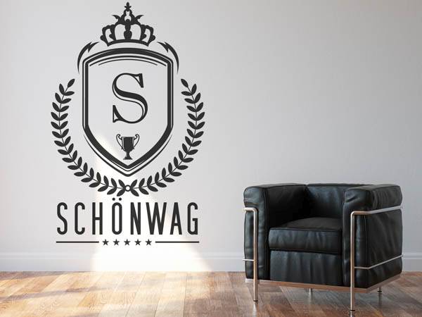 Wandtattoo Schönwag Wappen