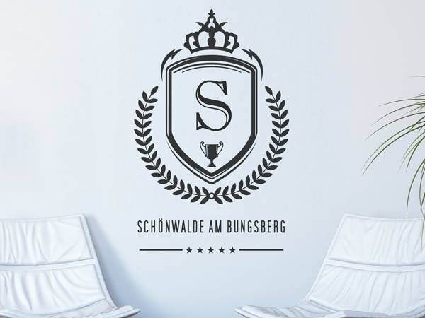 Wandtattoo Schönwalde am Bungsberg Wappen