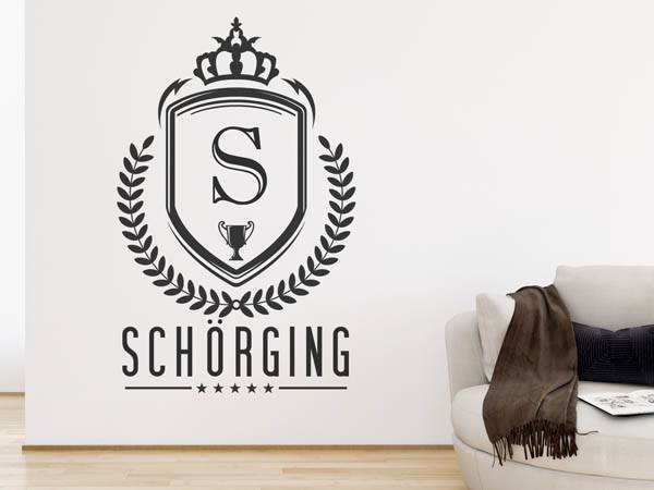 Wandtattoo Schörging Wappen