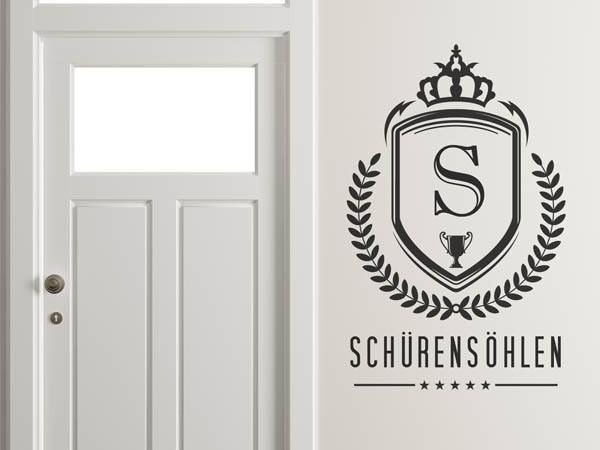 Wandtattoo Schürensöhlen Wappen
