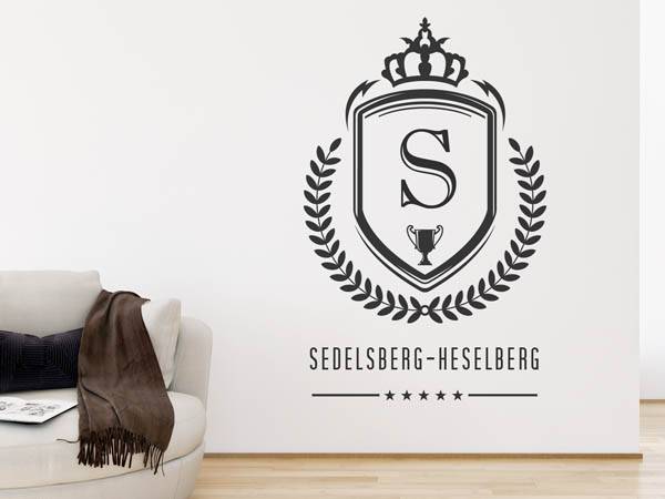Wandtattoo Sedelsberg-Heselberg Wappen