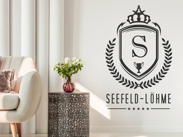 Wandtattoo Seefeld-Löhme Wappen