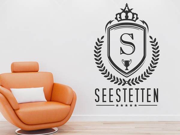 Wandtattoo Seestetten Wappen
