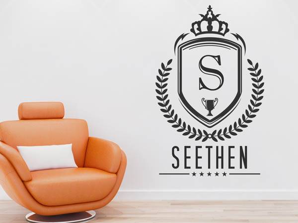 Wandtattoo Seethen Wappen
