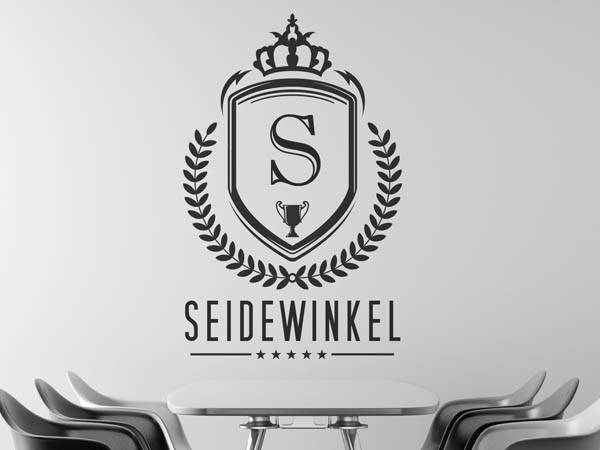Wandtattoo Seidewinkel Wappen