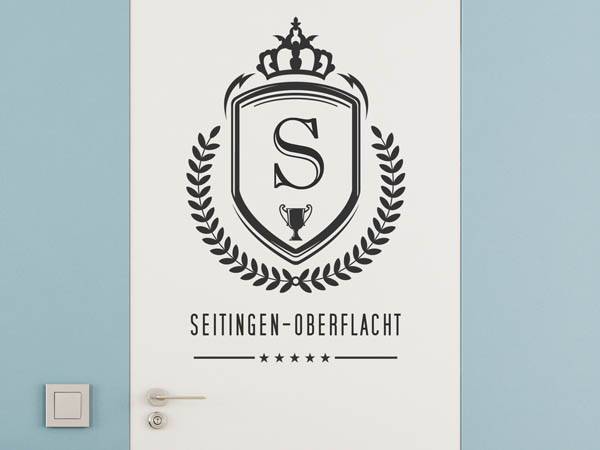 Wandtattoo Seitingen-Oberflacht Wappen