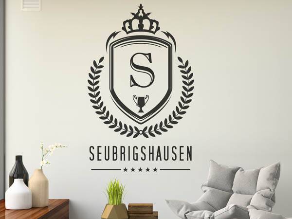 Wandtattoo Seubrigshausen Wappen