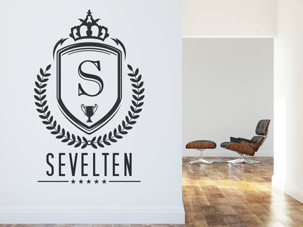 Wandtattoo Sevelten Wappen