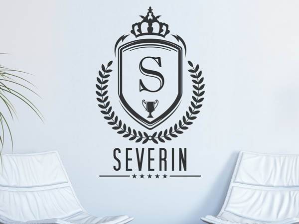 Wandtattoo Severin Wappen