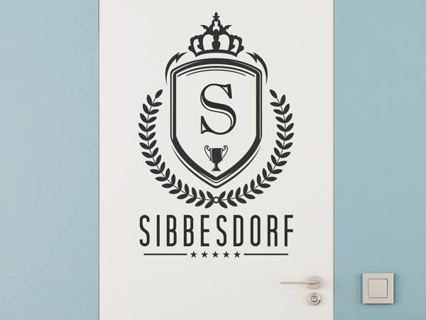 Wandtattoo Sibbesdorf Wappen