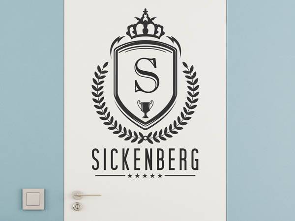 Wandtattoo Sickenberg Wappen