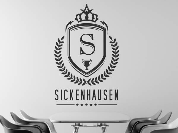 Wandtattoo Sickenhausen Wappen
