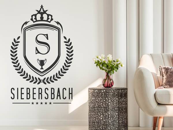 Wandtattoo Siebersbach Wappen