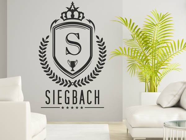 Wandtattoo Siegbach Wappen