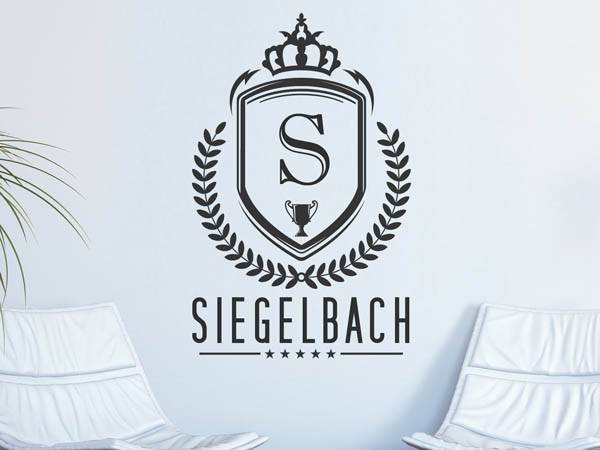 Wandtattoo Siegelbach Wappen