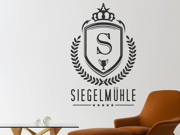 Wandtattoo Siegelmühle Wappen