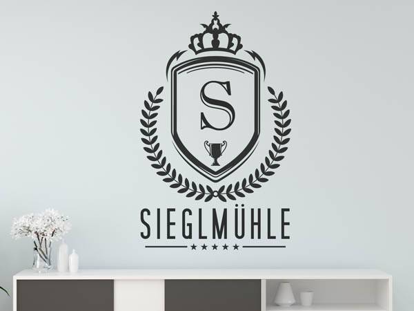 Wandtattoo Sieglmühle Wappen