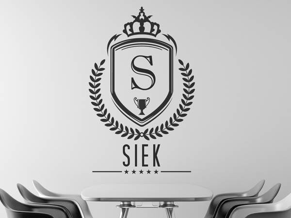 Wandtattoo Siek Wappen