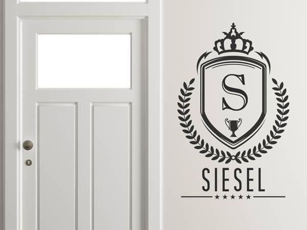 Wandtattoo Siesel Wappen