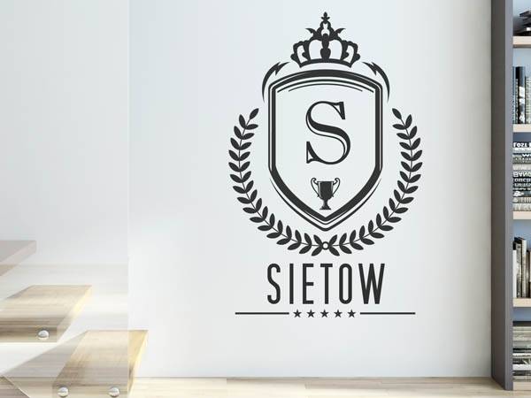Wandtattoo Sietow Wappen