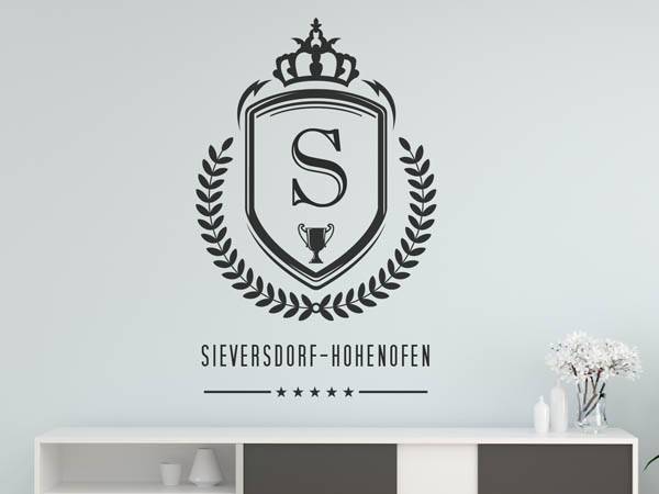 Wandtattoo Sieversdorf-Hohenofen Wappen