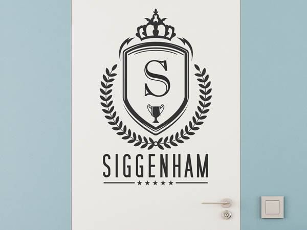 Wandtattoo Siggenham Wappen