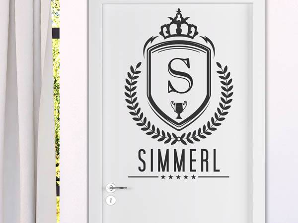 Wandtattoo Simmerl Wappen