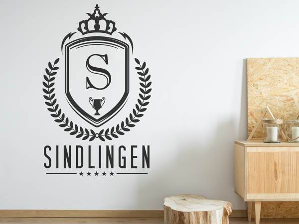 Wandtattoo Sindlingen Wappen