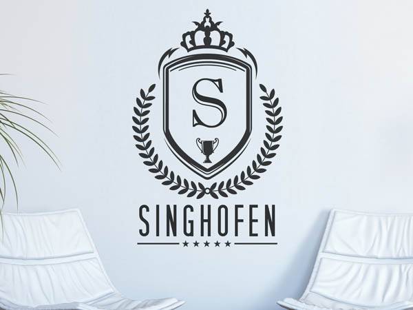 Wandtattoo Singhofen Wappen