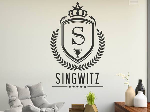 Wandtattoo Singwitz Wappen