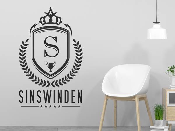 Wandtattoo Sinswinden Wappen