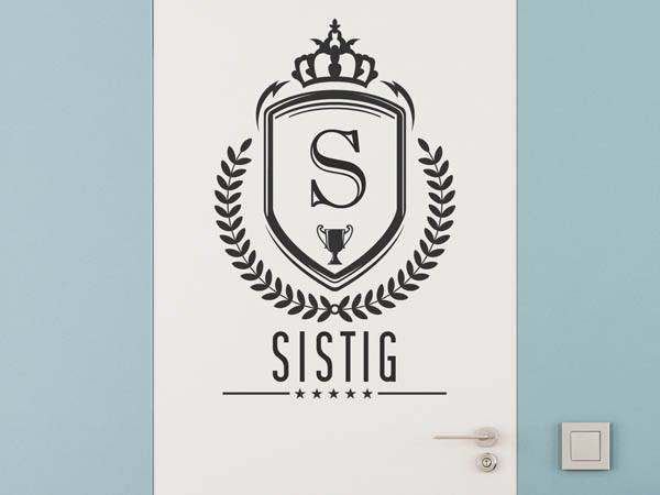 Wandtattoo Sistig Wappen