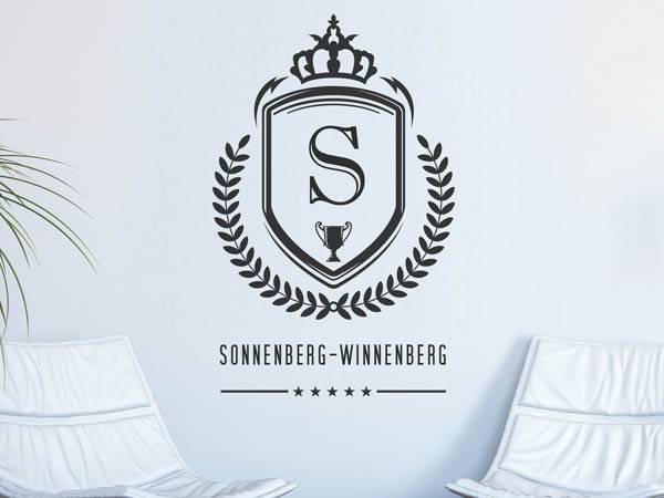 Wandtattoo Sonnenberg-Winnenberg Wappen