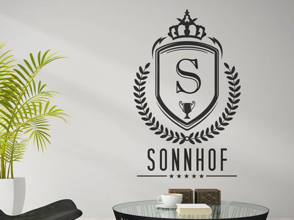 Wandtattoo Sonnhof Wappen