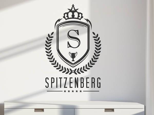 Wandtattoo Spitzenberg Wappen