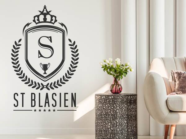 Wandtattoo St Blasien Wappen