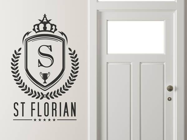Wandtattoo St Florian Wappen