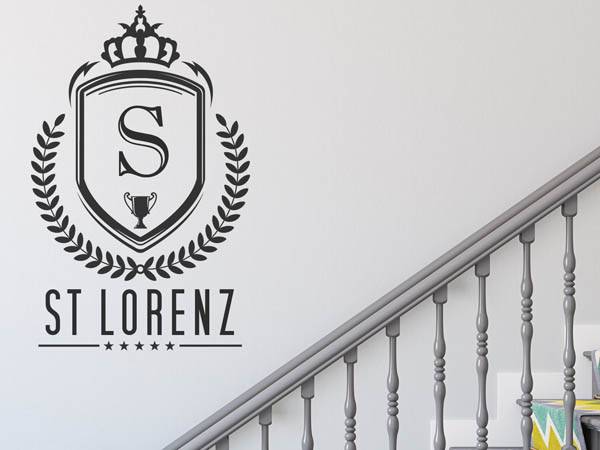 Wandtattoo St Lorenz Wappen