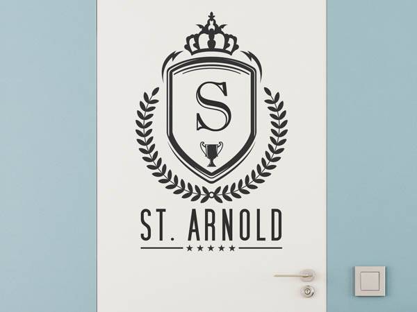 Wandtattoo St. Arnold Wappen