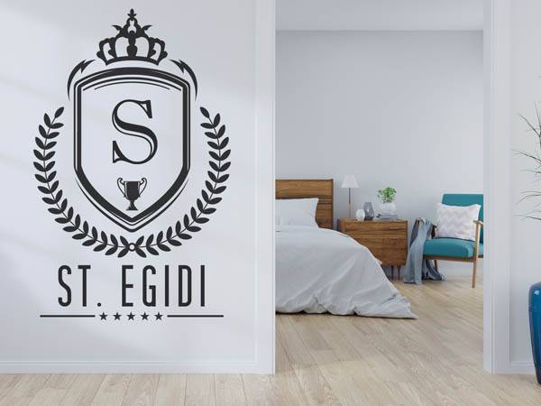 Wandtattoo St. Egidi Wappen