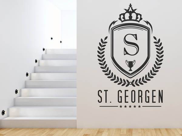 Wandtattoo St. Georgen Wappen