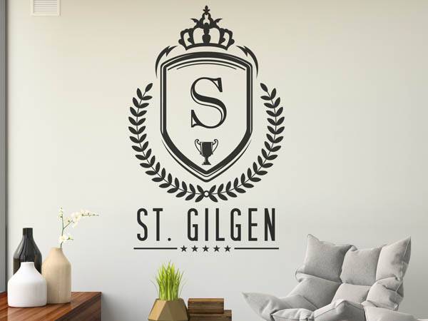 Wandtattoo St. Gilgen Wappen