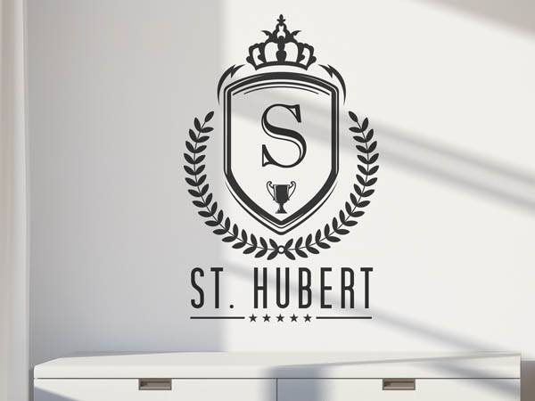 Wandtattoo St. Hubert Wappen