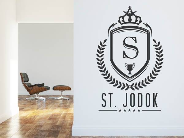 Wandtattoo St. Jodok Wappen
